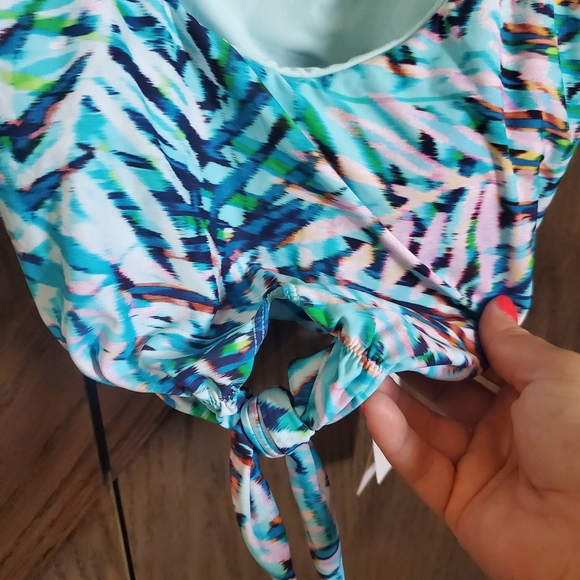 NWT Pilyq Tropical Print Bikini Set - Picture 2 of 4